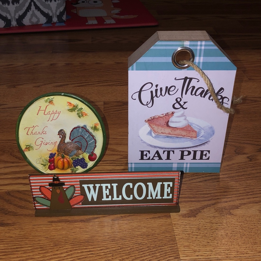 🍄 Thanksgiving Decoration Set
